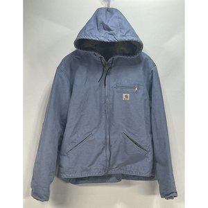 Carhartt  Lined Women's Hooded Jacket Sea Glass Size XL (16/W 18/W)